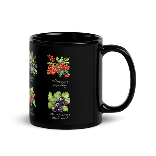 Forest berries mug (black) - Northlander Store