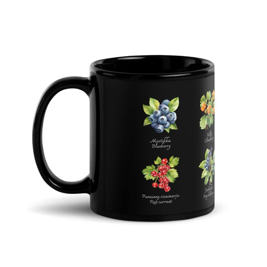 Forest berries mug (black) - Northlander Store