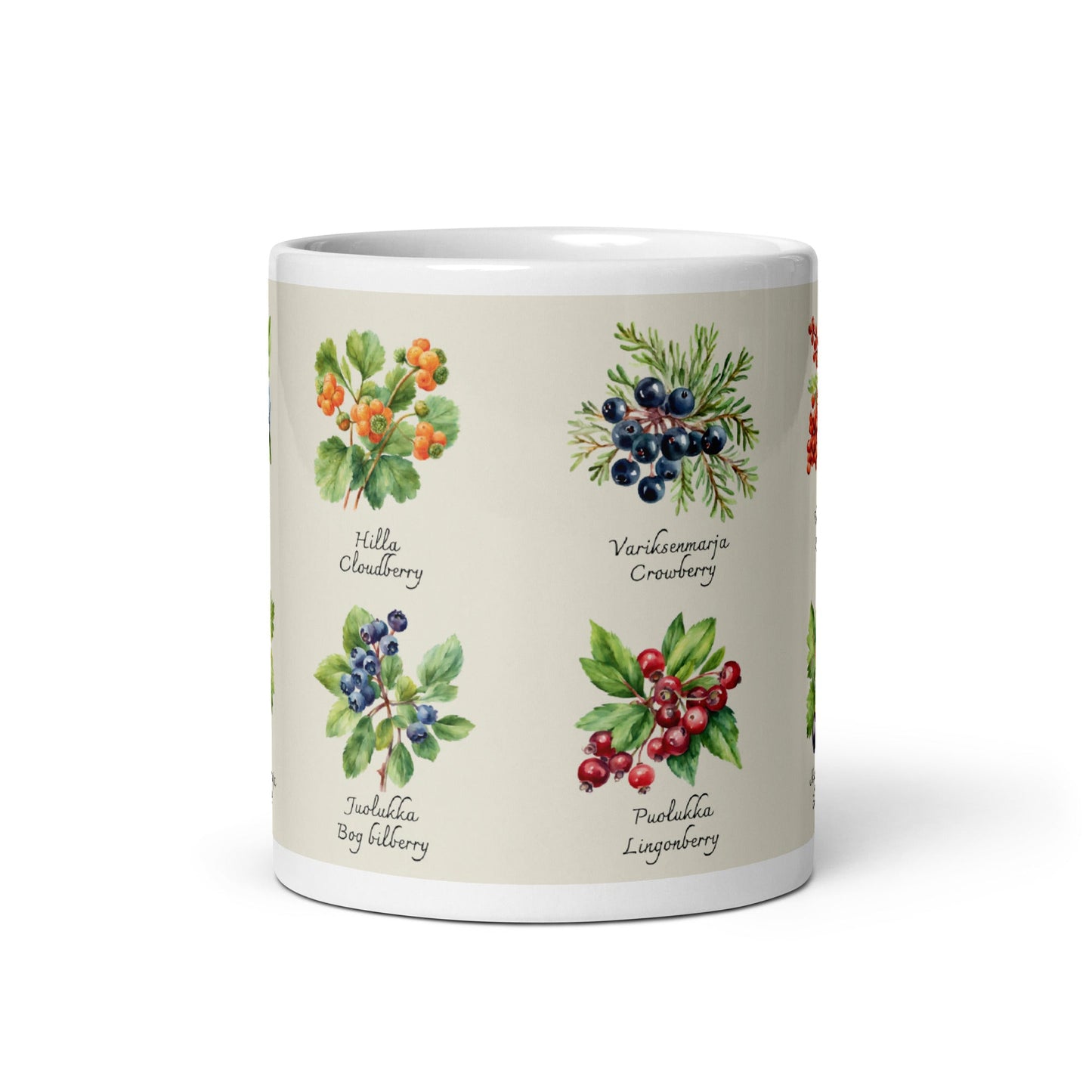 Forest berries mug (white) - Northlander Store