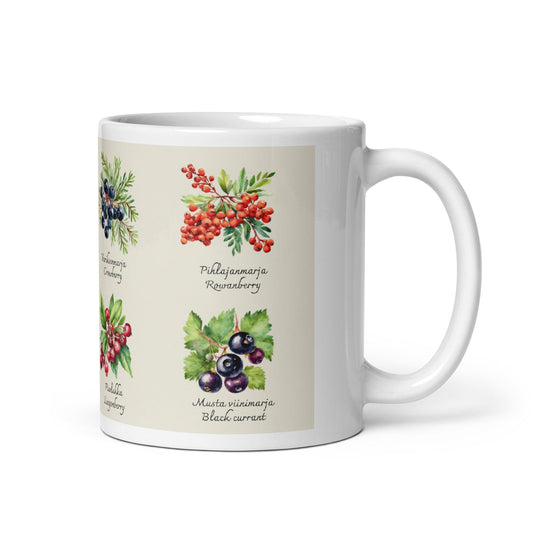 Forest berries mug (white) - Northlander Store