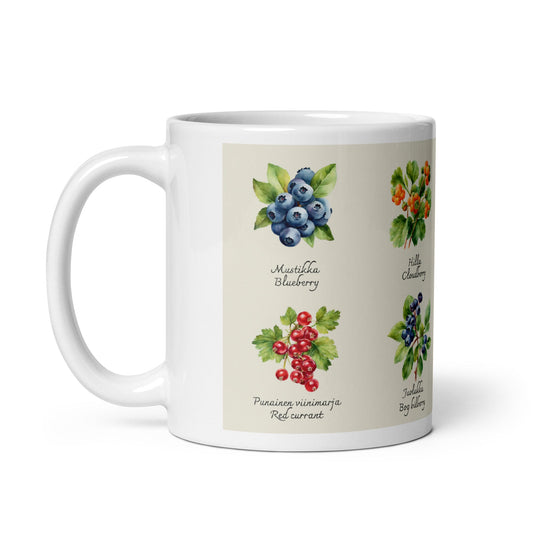 Forest berries mug (white) - Northlander Store