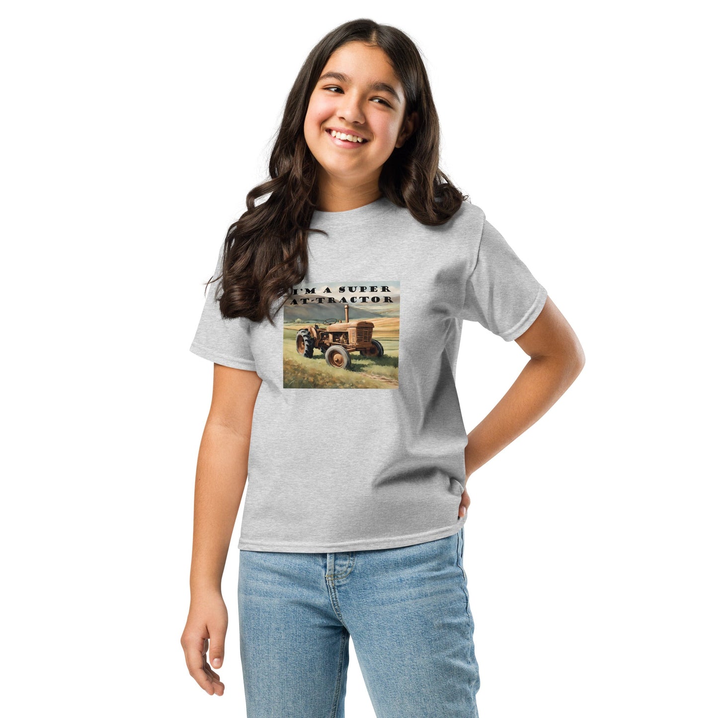 "I'm a super at - tractor" youth classic tee - Northlander Store