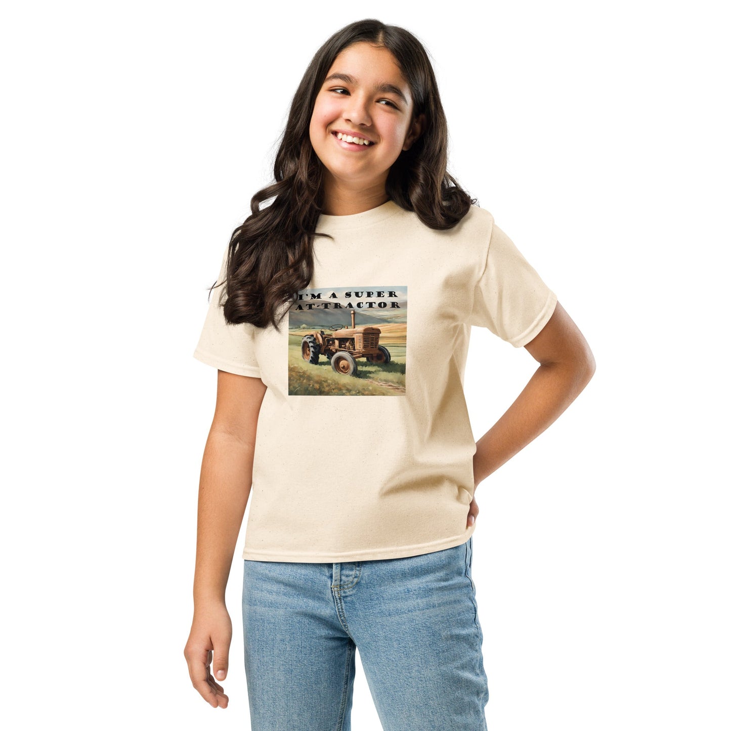 "I'm a super at - tractor" youth classic tee - Northlander Store