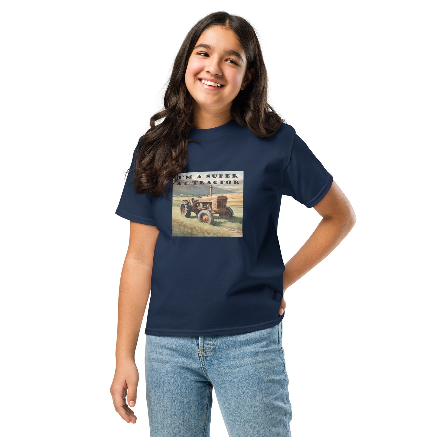 "I'm a super at - tractor" youth classic tee - Northlander Store