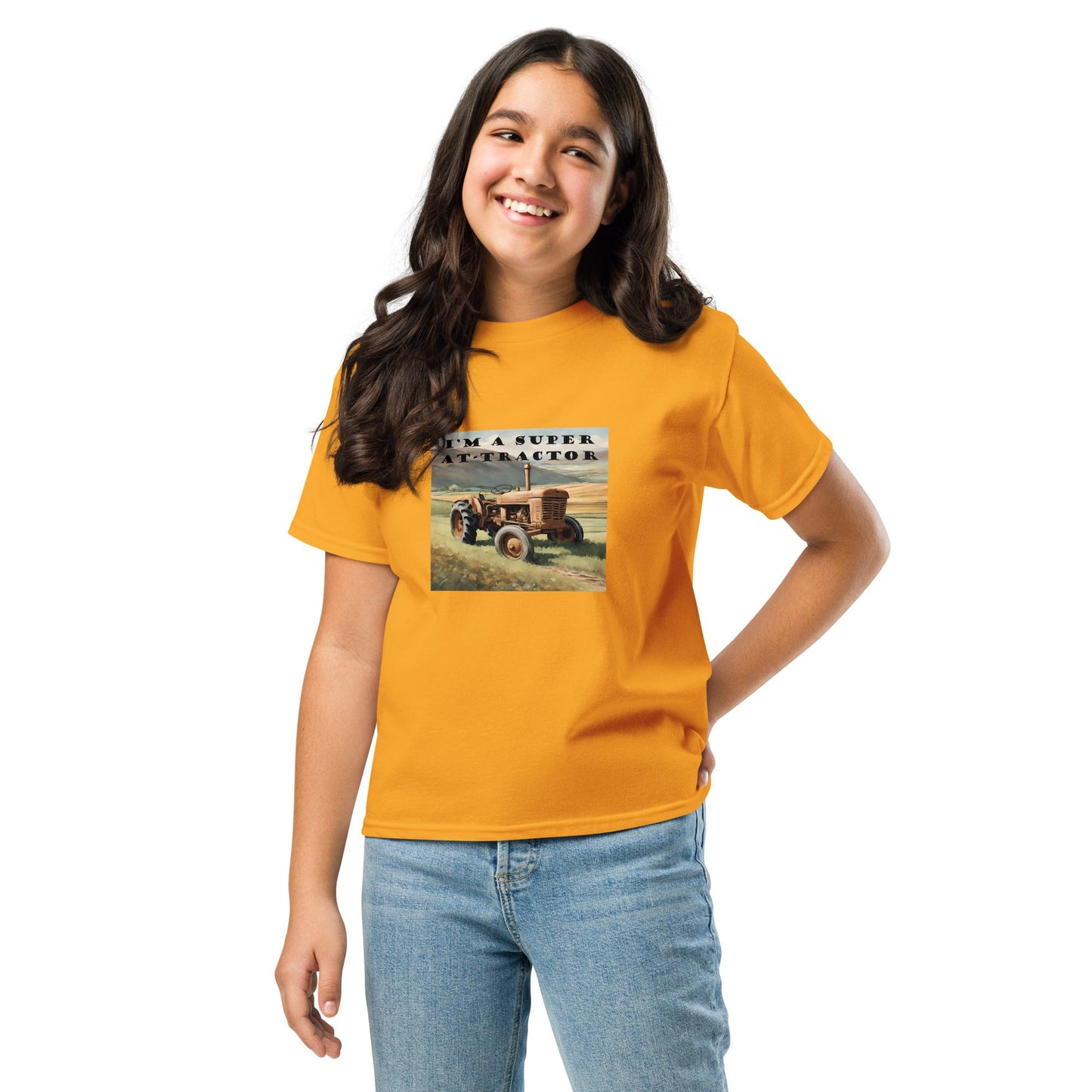 "I'm a super at - tractor" youth classic tee - Northlander Store