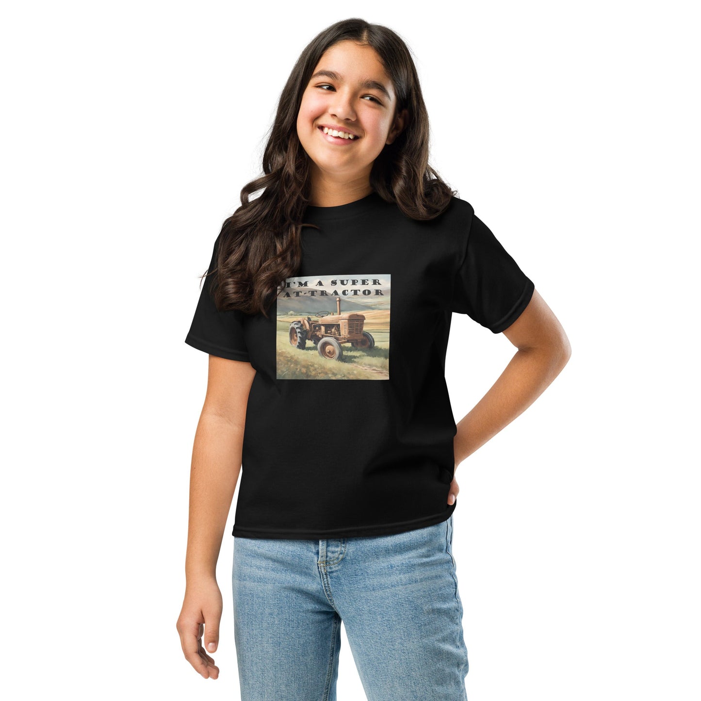 "I'm a super at - tractor" youth classic tee - Northlander Store