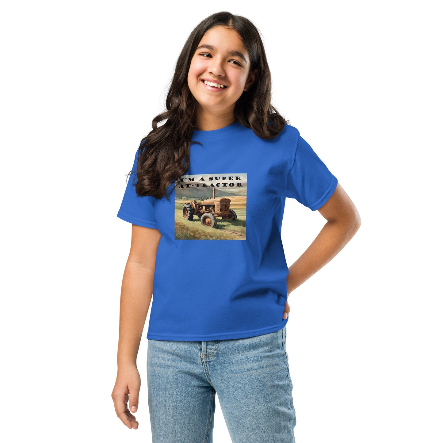 "I'm a super at - tractor" youth classic tee - Northlander Store
