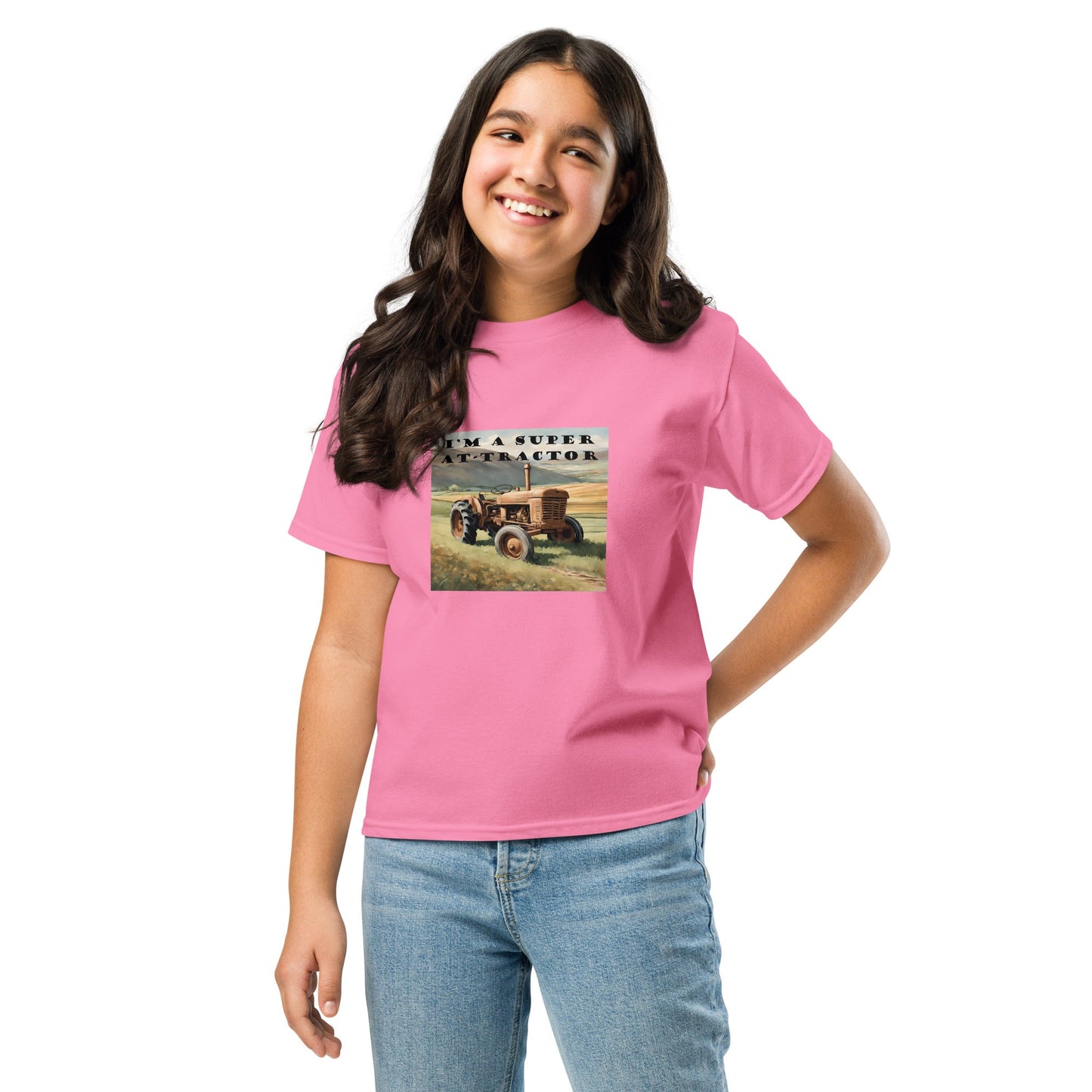 "I'm a super at - tractor" youth classic tee - Northlander Store