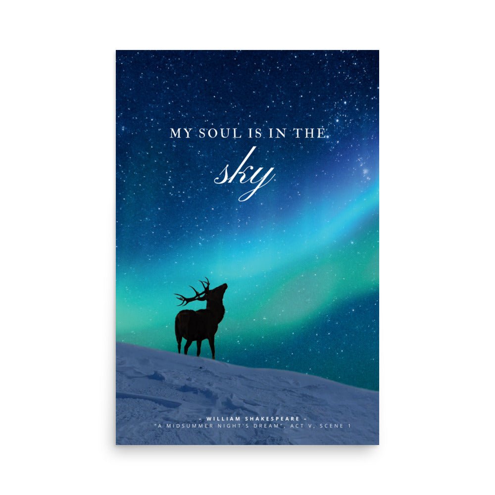 "My soul is in the sky" photo poster - Northlander Store
